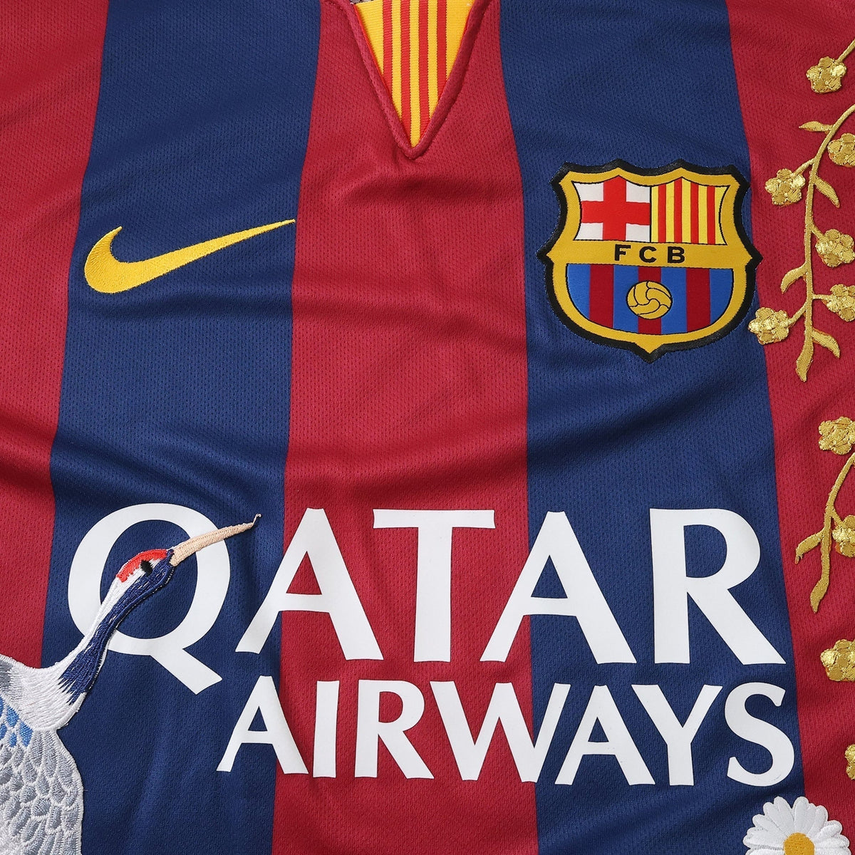 FC Barcelona 2014/15 Home Embroidered Shirt