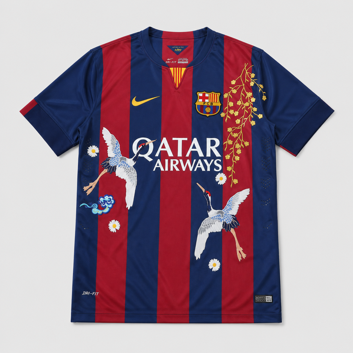 FC Barcelona 2014/15 Home Embroidered Shirt
