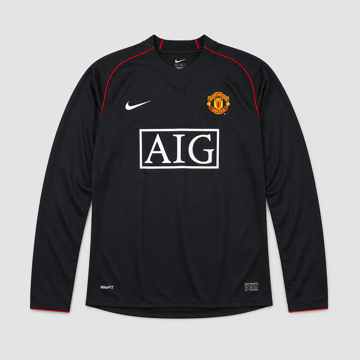 Manchester United 2007/08 Away Long Sleeve Shirt