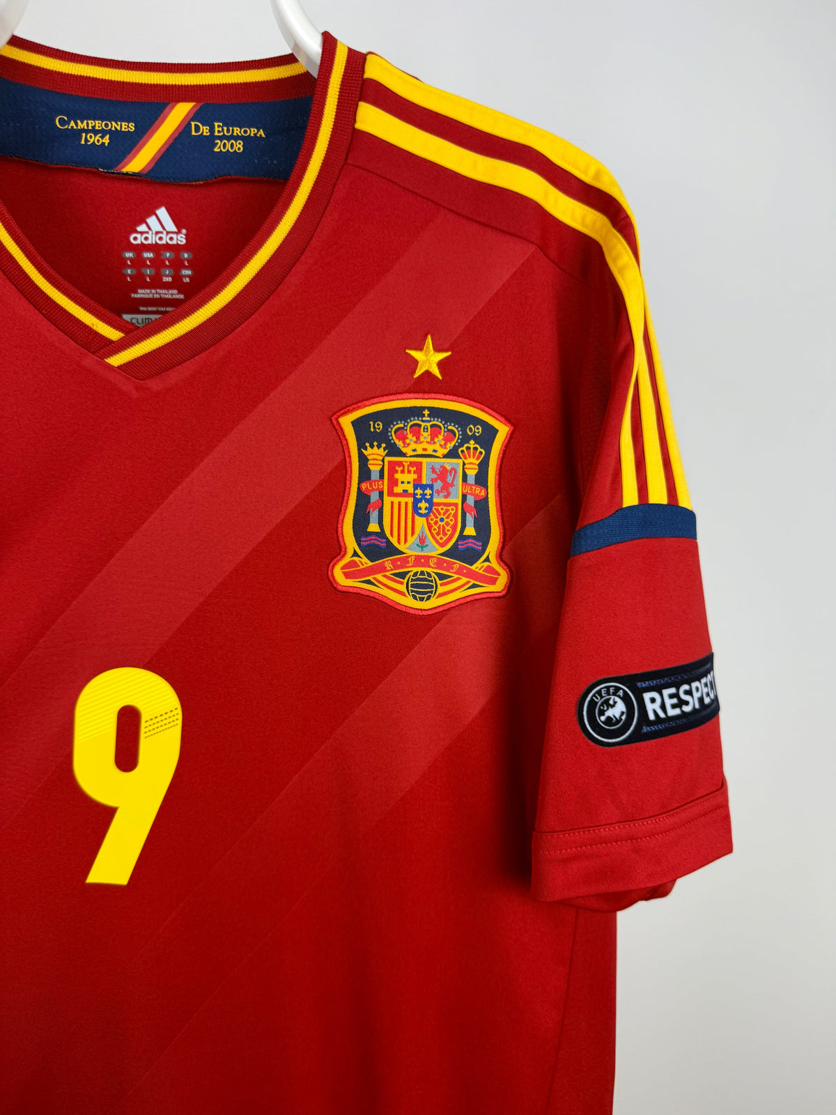 Fernando Torres - Spain 2012 Home Shirt
