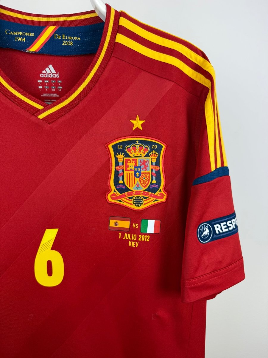 Andres Iniesta - Spain 2012 home shirt πͺπΈ