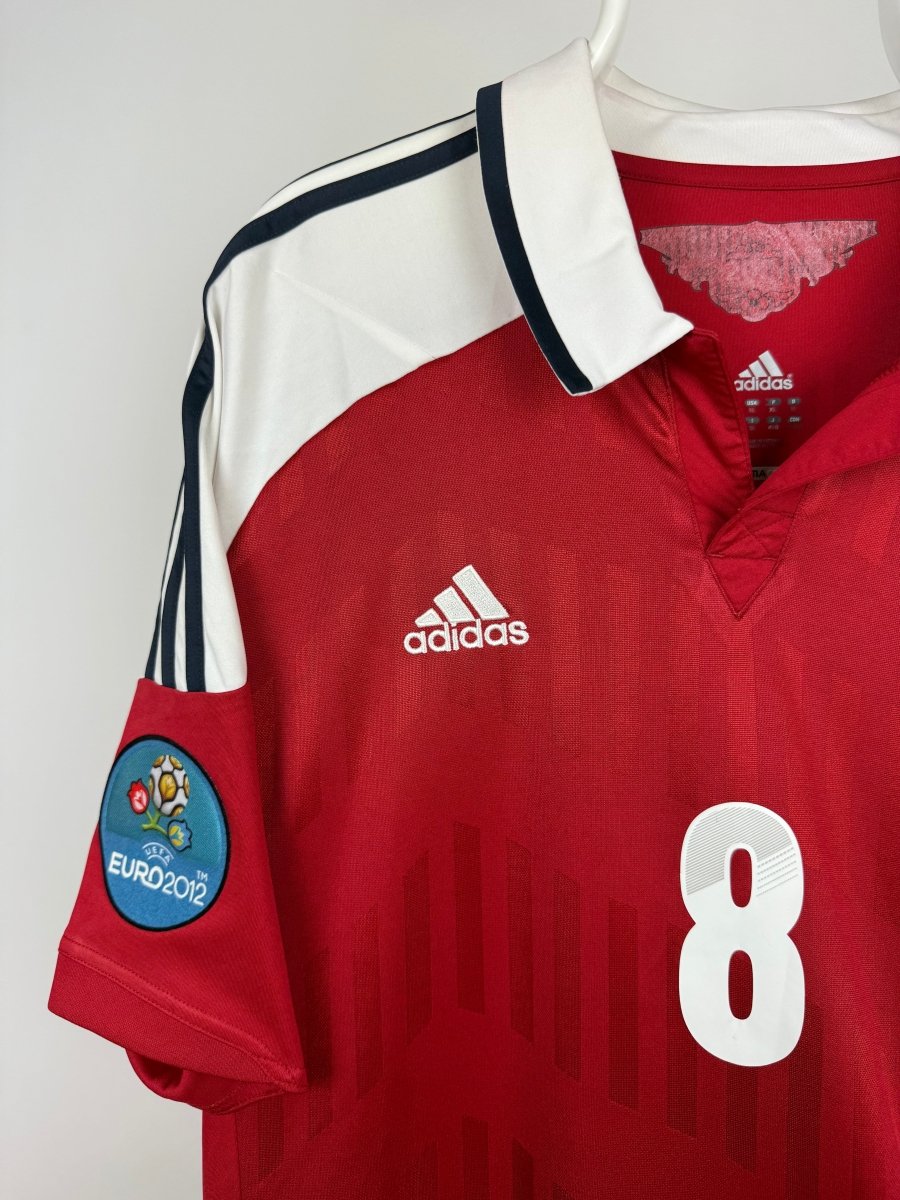 Christian Eriksen - Denmark 2012 home shirt π©π°