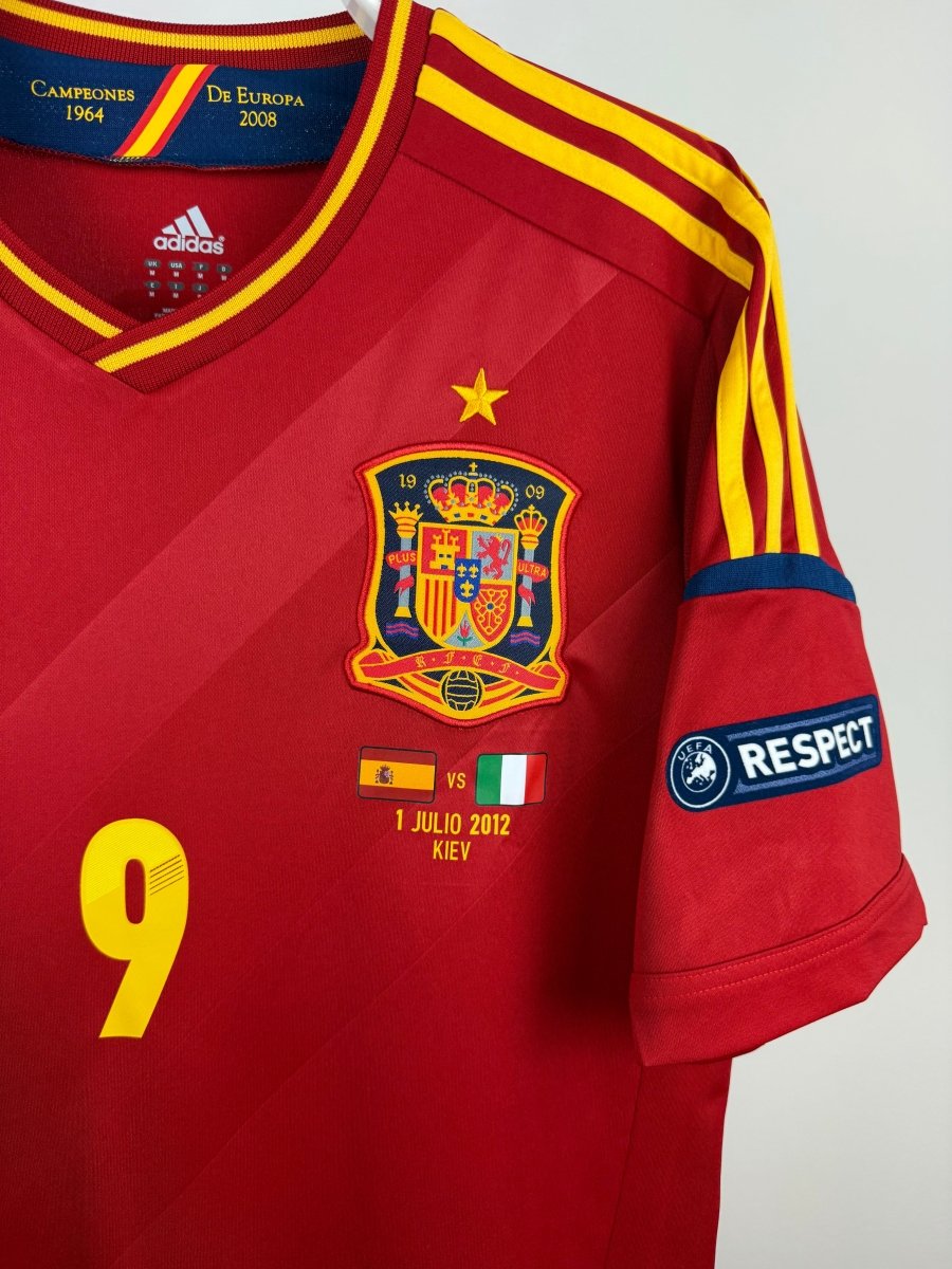 Fernando Torres - Spain 2012 Home Shirt πͺπΈ