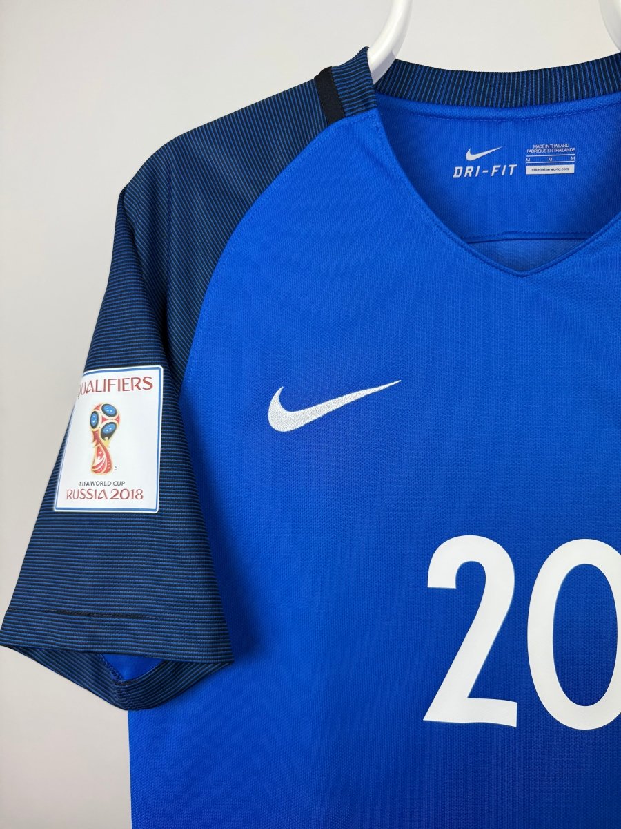 Kylian Mbappe - France 2016 Home Shirt π«π·