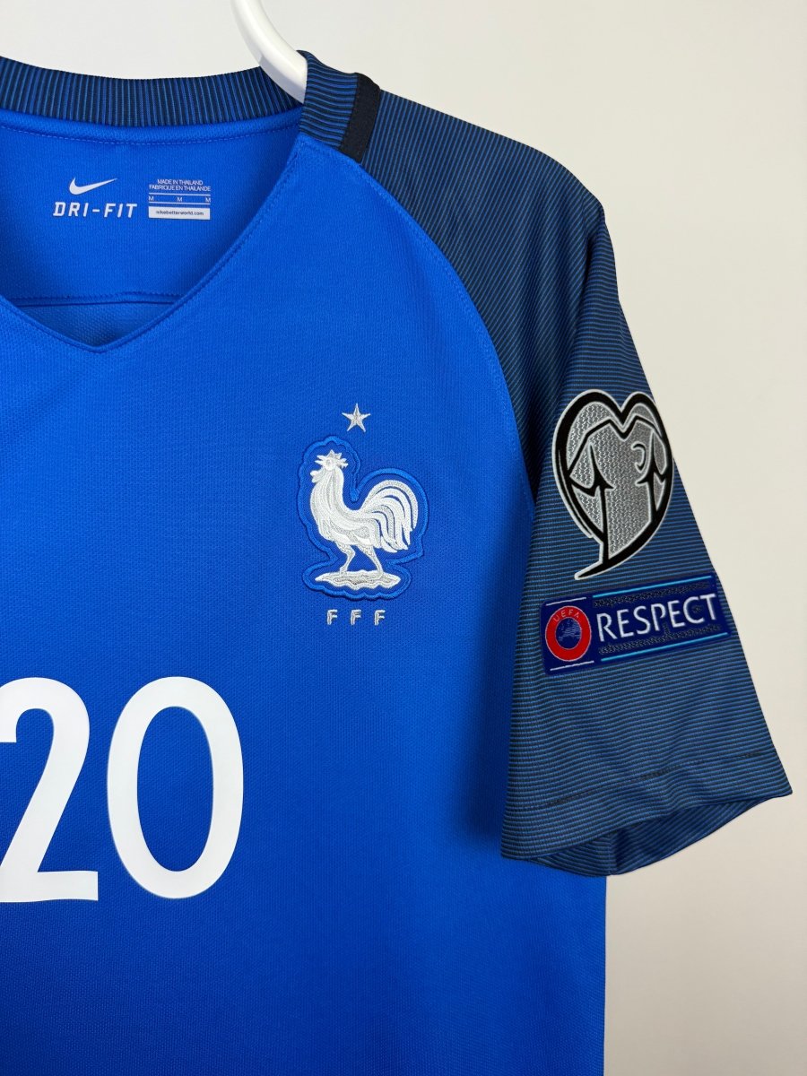 Kylian Mbappe - France 2016 Home Shirt π«π·