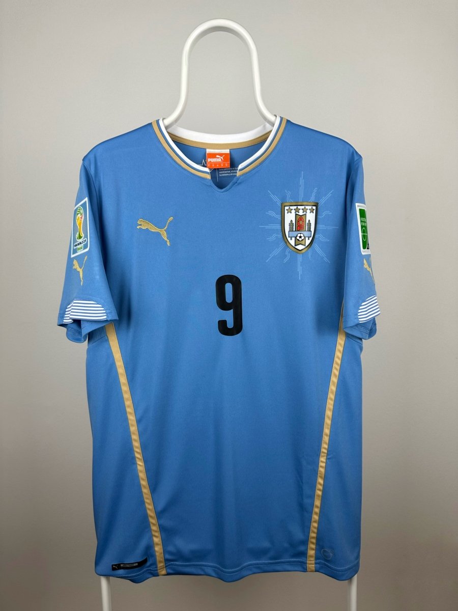 Luis Suarez - Uruguay 2014 Home Shirt