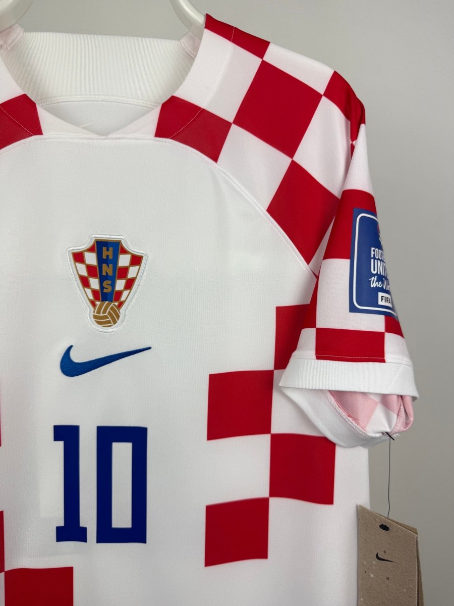 Luka Modric - Kroatien 2022 hjemmebane trøje 🇭🇷