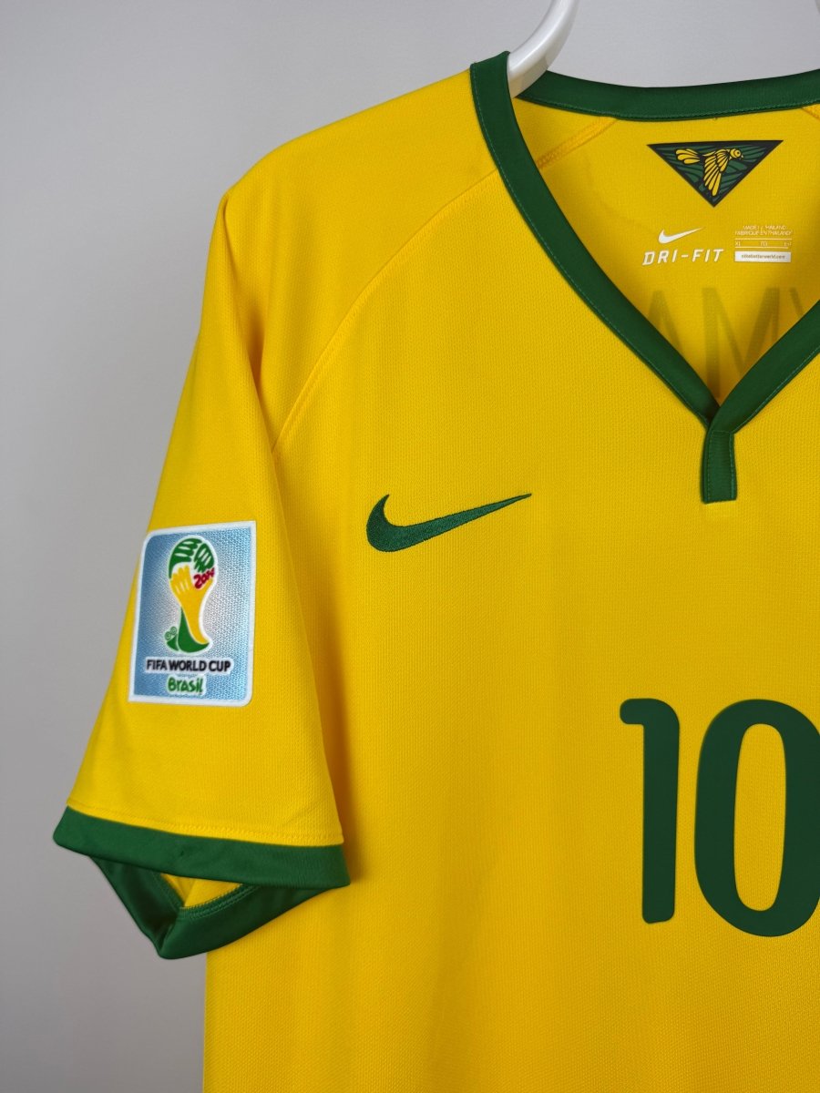 Neymar Jr. - Brazil 2014 Home Shirt