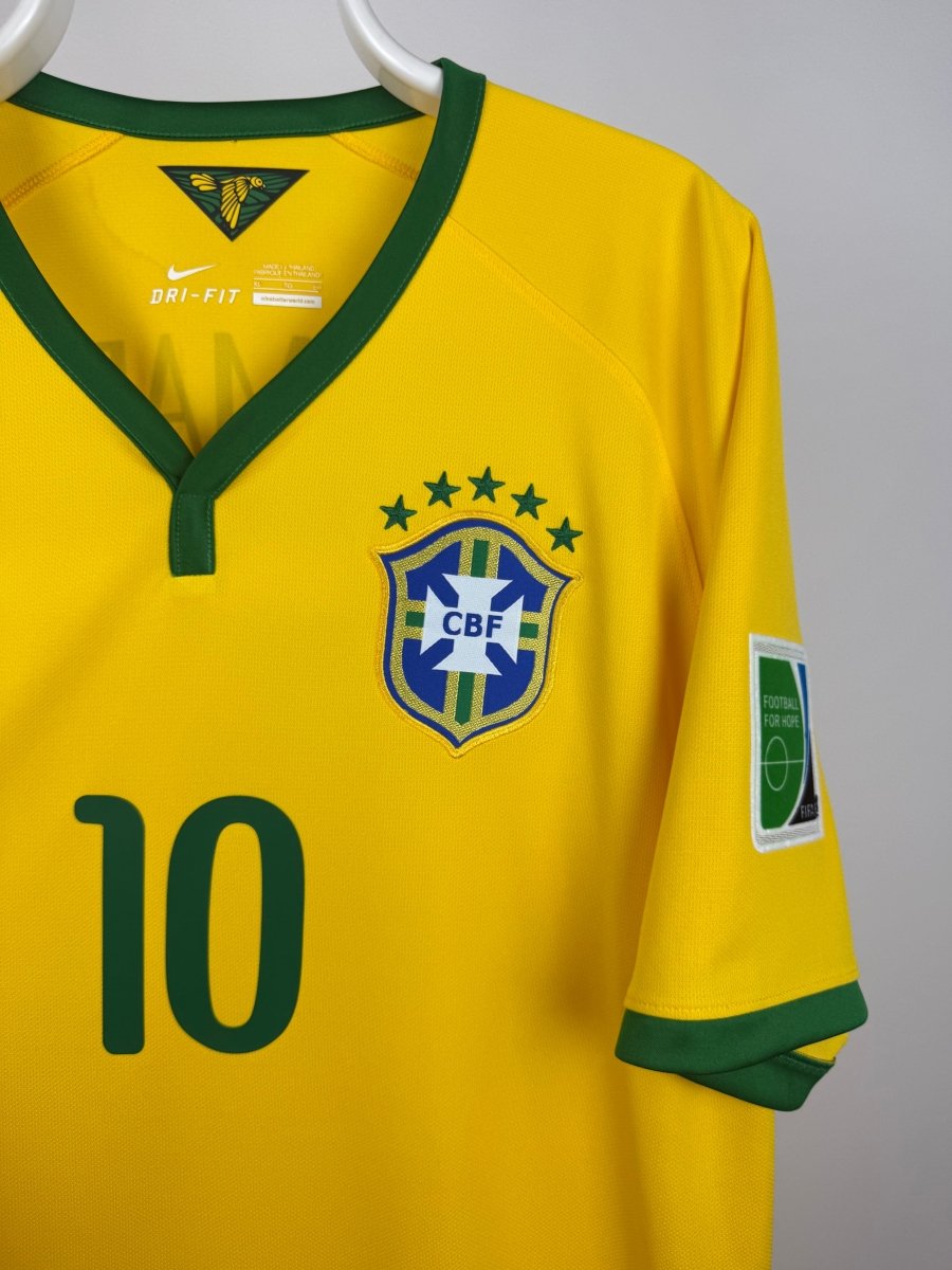Neymar Jr. - Brazil 2014 Home Shirt