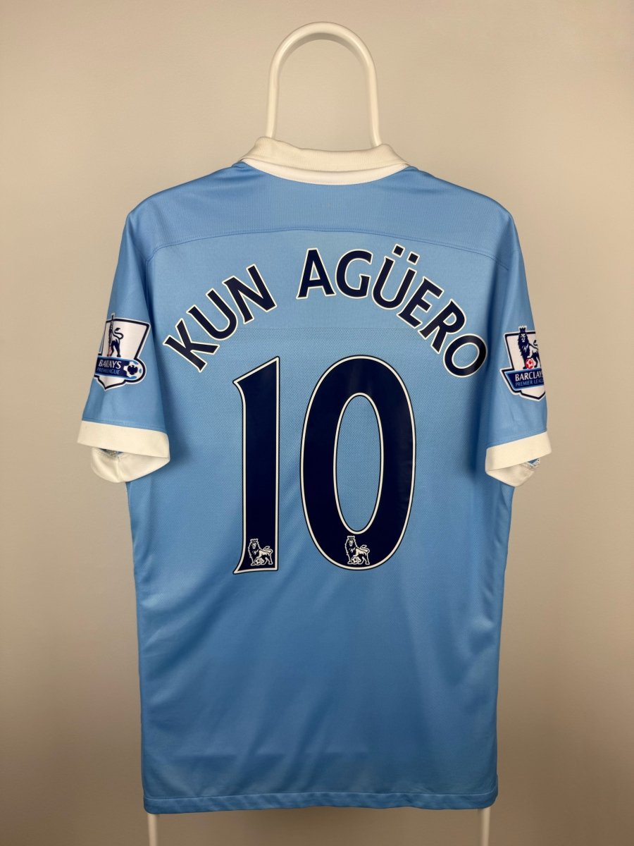 Sergio Aguero - Manchester City 2015/16 Home Shirt VAPOR