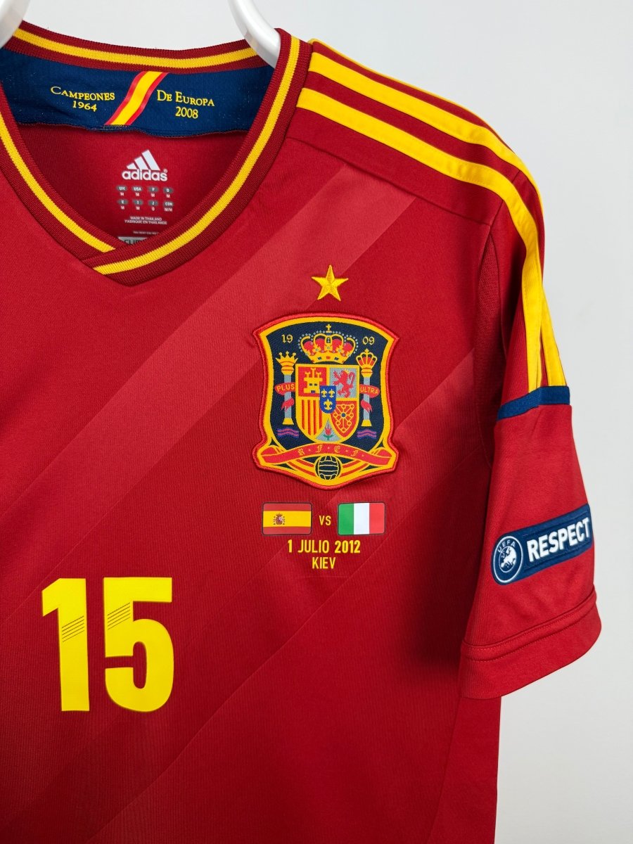 Sergio Ramos - Spain 2012 home shirt πͺπΈ