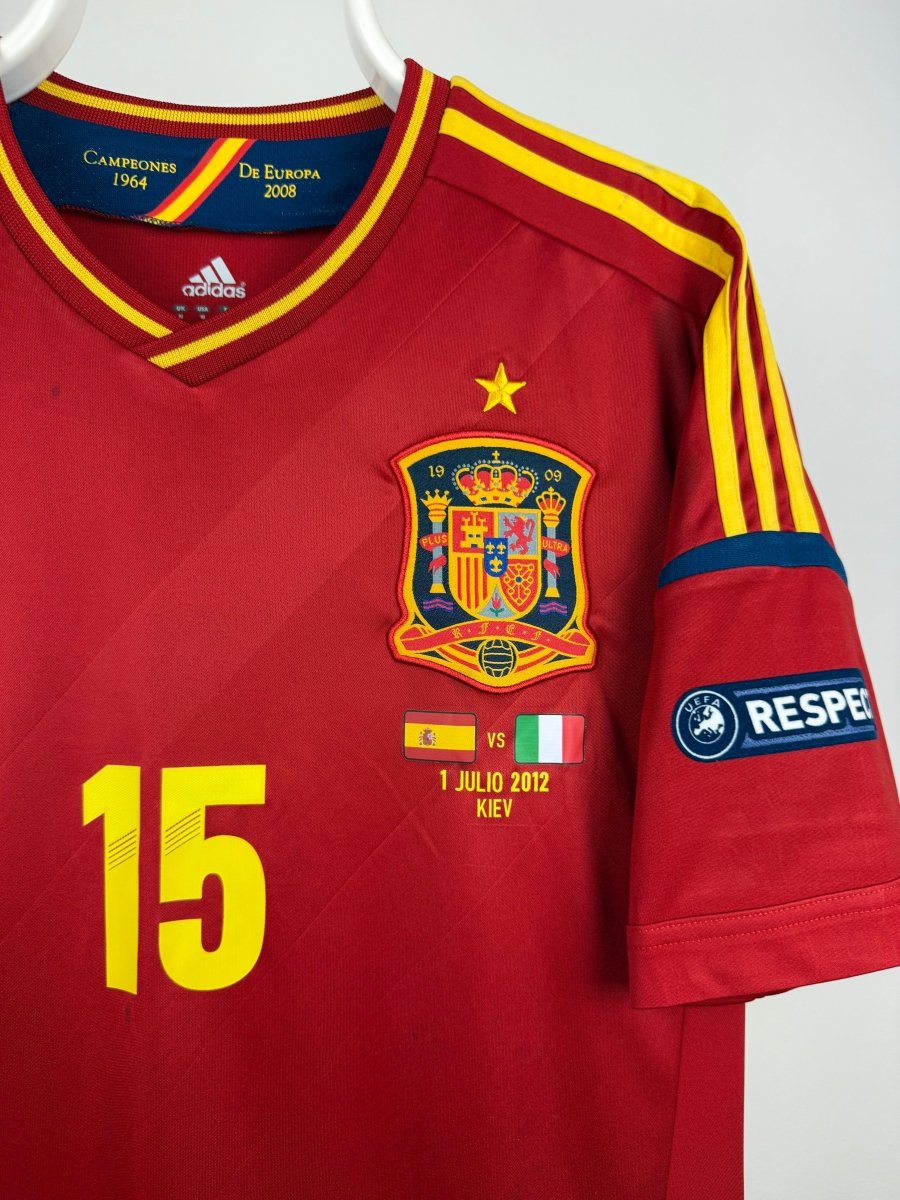 Sergio Ramos - Spain 2012 home shirt πͺπΈ