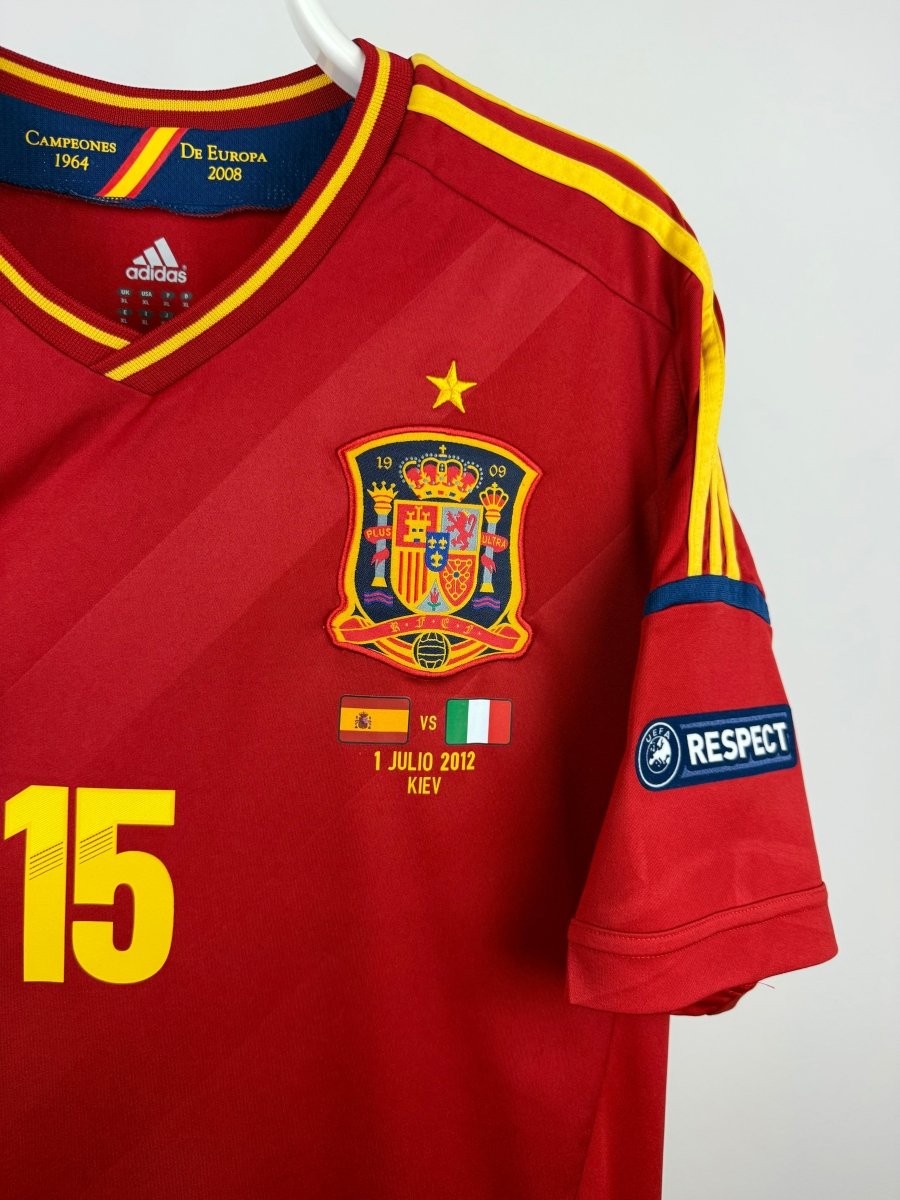 Sergio Ramos - Spain 2012 home shirt πͺπΈ