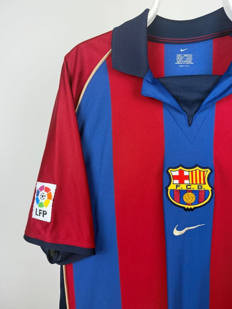 Xavi Hernandez- FC Barcelona 2001/02 home shirt πͺπΈ
