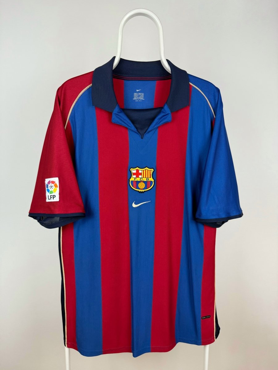 Xavi Hernandez- FC Barcelona 2001/02 home shirt πͺπΈ