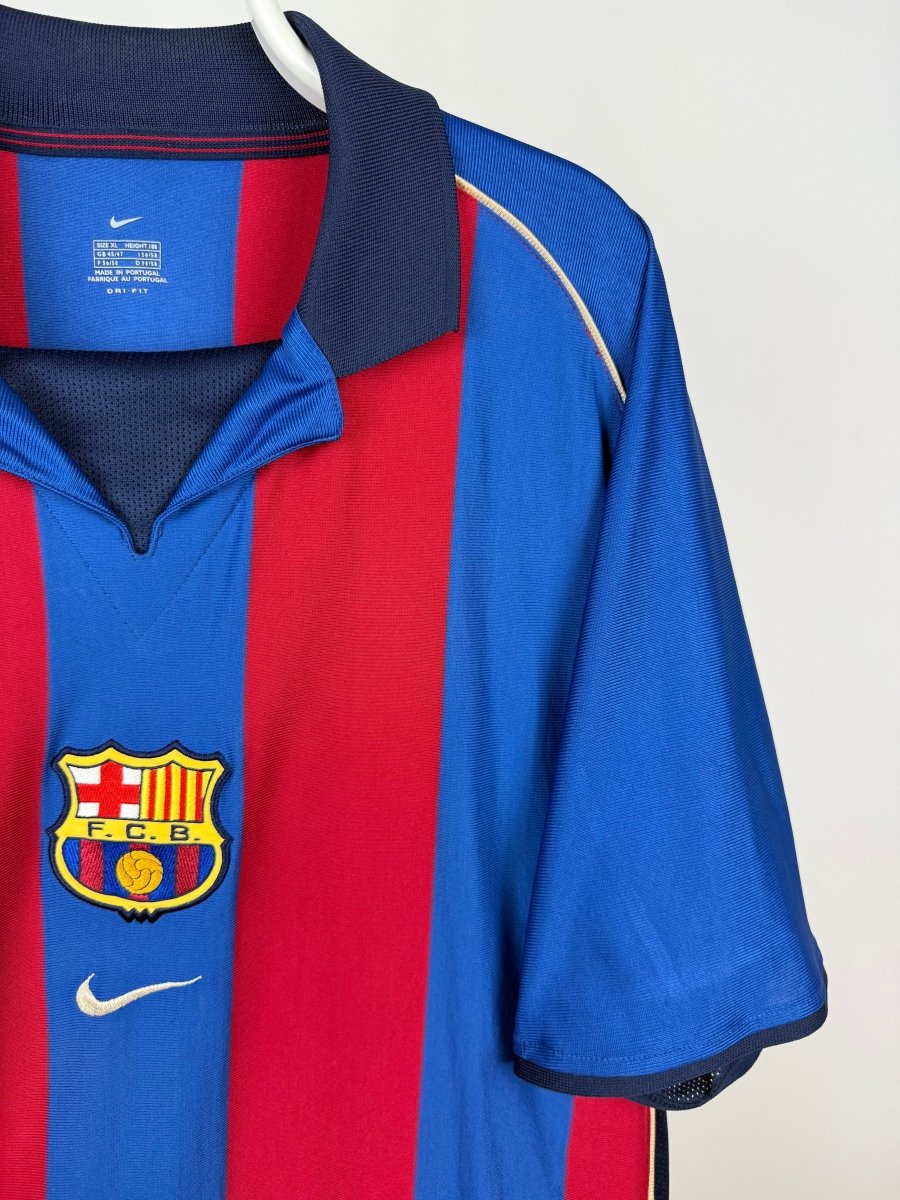 Xavi Hernandez- FC Barcelona 2001/02 home shirt πͺπΈ