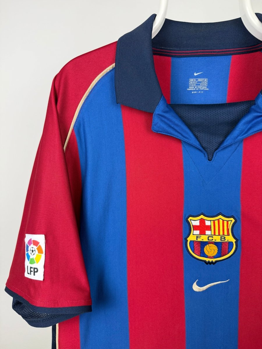 Xavi Hernandez- FC Barcelona 2001/02 home shirt πͺπΈ