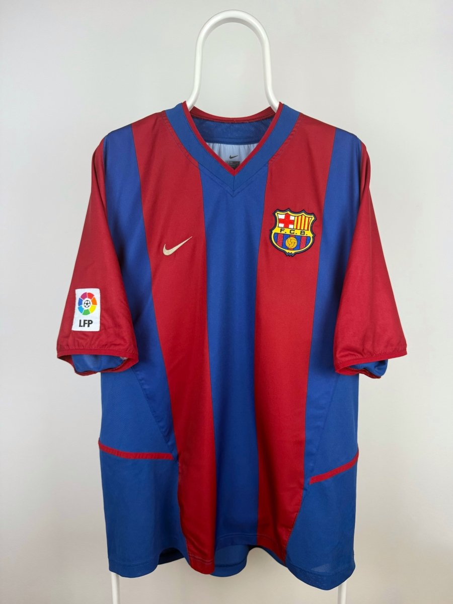 Xavi Hernandez - FC Barcelona 2002/03 home shirt πͺπΈ