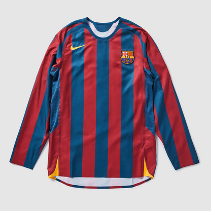 FC Barcelona 2005/06 Home Long Sleeve Shirt