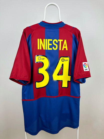 Andres Iniesta - FC Barcelona 2002/03 home shirt 🇪🇸