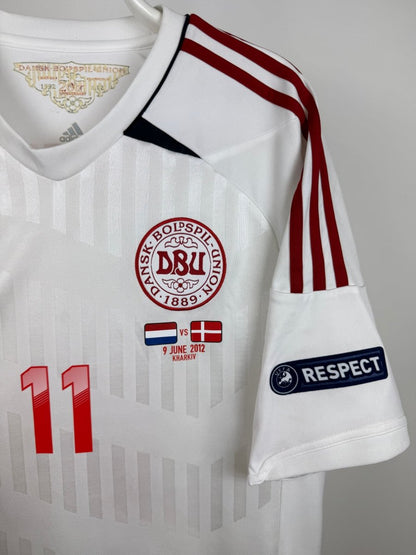 Nicklas Bendtner - Denmark 2012 Away Shirt