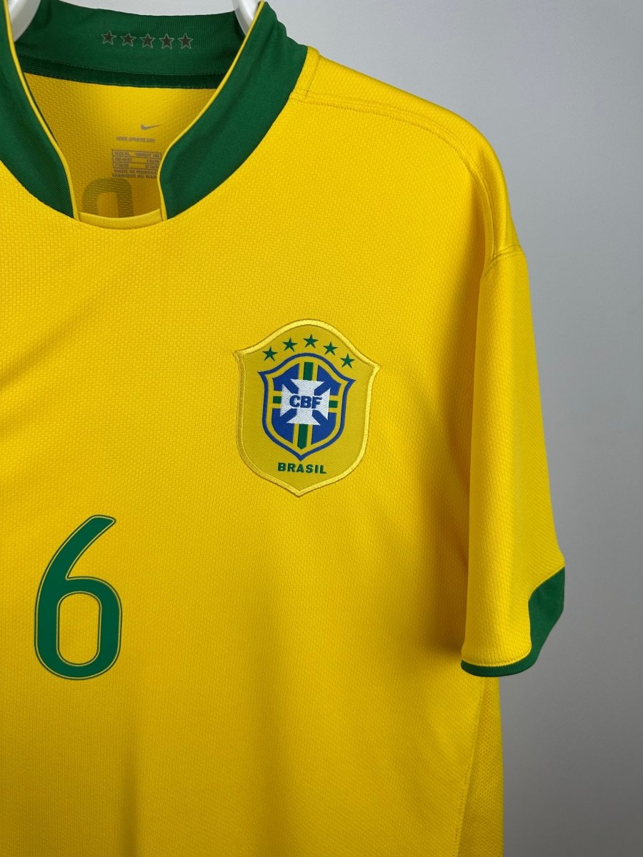 Roberto Carlos - Brazil 2006 Home Shirt